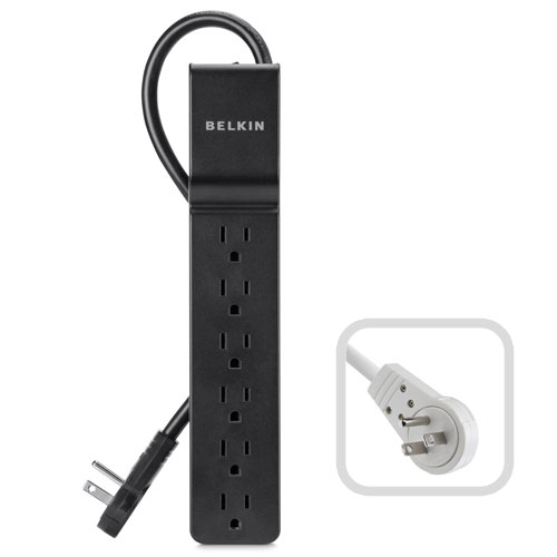 Power Strip with Flat Plugs