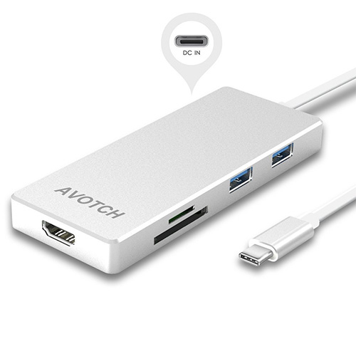 USB Type C to multiport hub