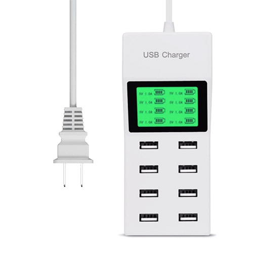 USB Wall Outlet Power Adapter for Charging