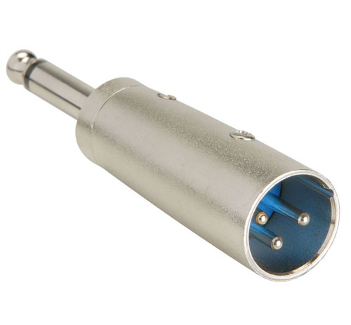 XLR to 1/4 inch adapter