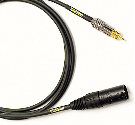 XLR to RCA adapter cable